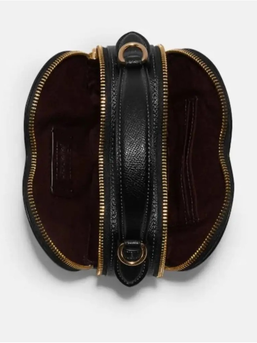 Coach Black Heart Crossbody with Gold Chain Accent 🖤 - Picture 8 of 9